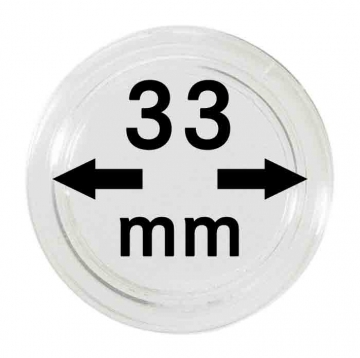 Lindner Münzenkapseln, 33 mm