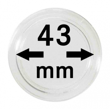 Lindner Münzenkapseln, 43 mm