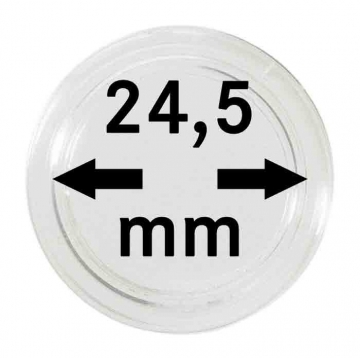 Lindner Münzenkapseln, 24,5 mm