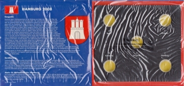 Album für 2 Euromünzen BRD 2008