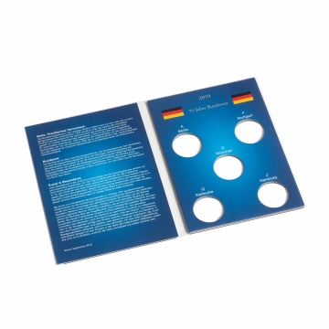 Münzkarte für 2 Euro-Münzen Bundesrat, Ausgabe 2019