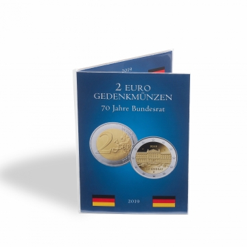 Münzkarte für 2 Euro-Münzen Bundesrat, Ausgabe 2019