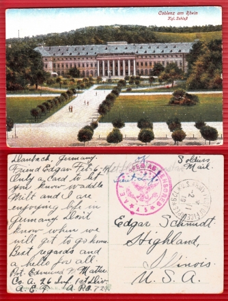 AK Coblenz, Kgl. Schloß