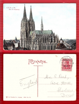 AK Cöln, Dom mit Umgebung
