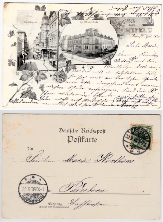 AK Crefeld, Mehrbild