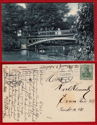 AK Düsseldorf, Brücke Hofgarten