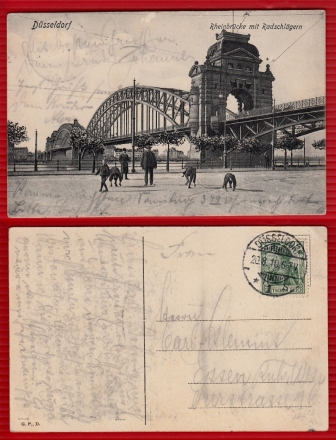 AK Düsseldorf, Rheinbrücke