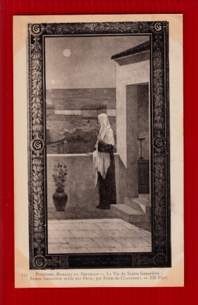 AK Paris, Panthèon, Patronin Geneviève