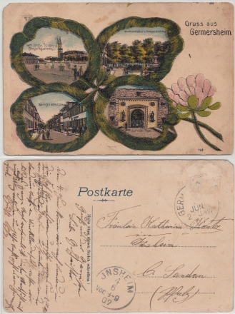 AK Germersheim, Gruss aus