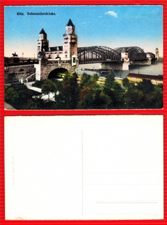 AK Köln, Hohenzollernbrücke