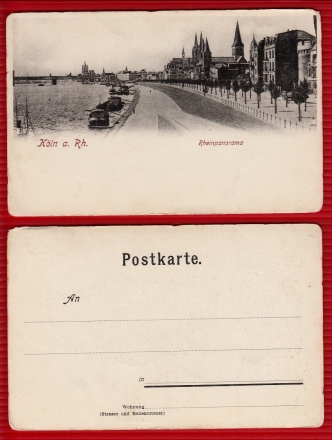 AK Köln, Rheinpanorama