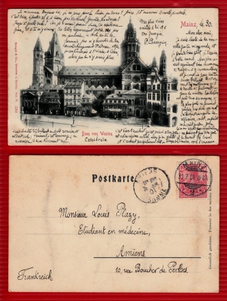 AK Mainz, Dom von Westen