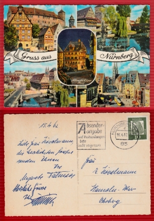 AK Nürnberg, Mehrbildkarte