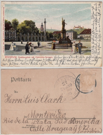 AK Würzburg, Residenzplatz