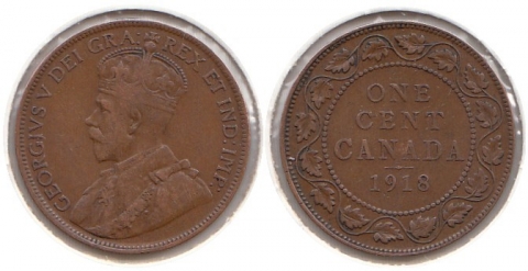 1 Cent Kanada 1918