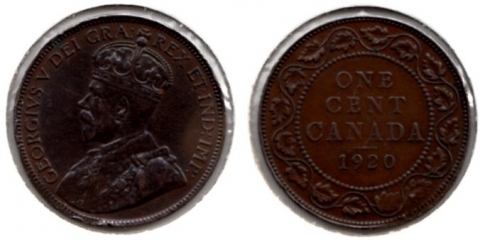 1 Cent Kanada 1920