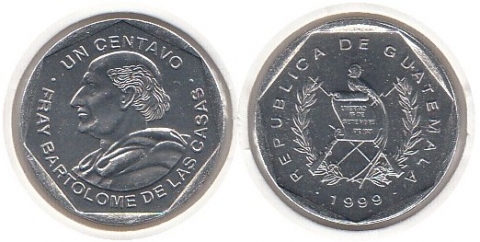 1 Centavo Guatemala 1999