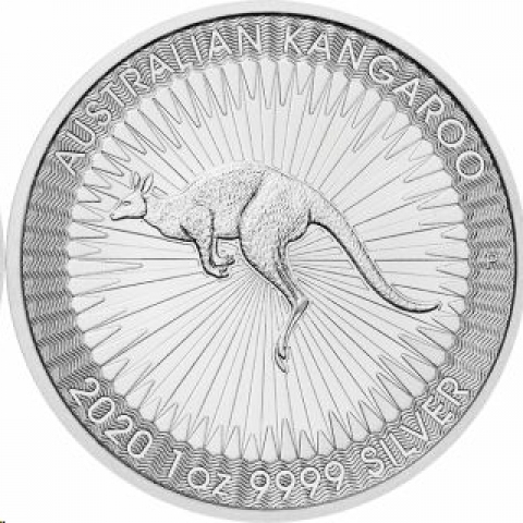 1 Silberdollar Australien 2020 - Känguru