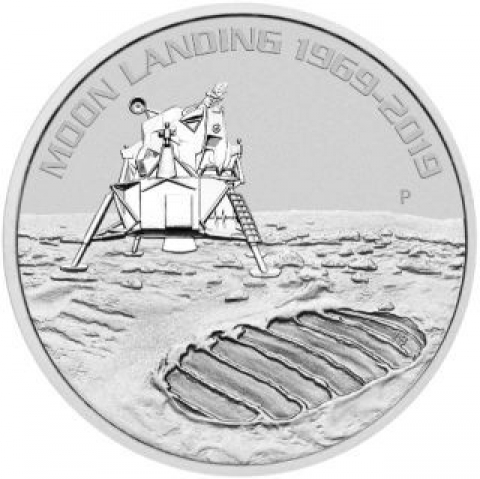 1 Silberdollar Australien 2019 - Mondlandung