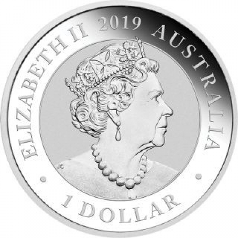1 Silberdollar Australien 2019 - Paradiesvogel