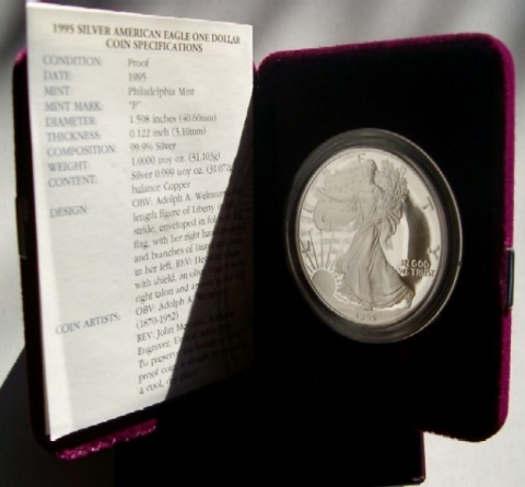 1 Dollar USA 1995 P, Walking Liberty