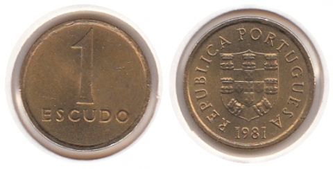 1 Escudo Portugal 1981