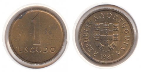 1 Escudo Portugal 1981