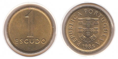 1 Escudo Portugal 1985