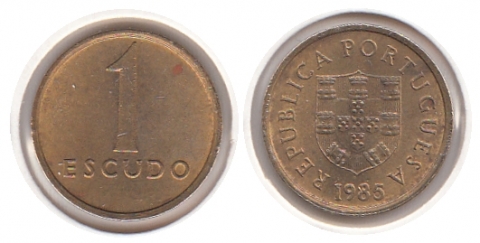 1 Escudo Portugal 1985