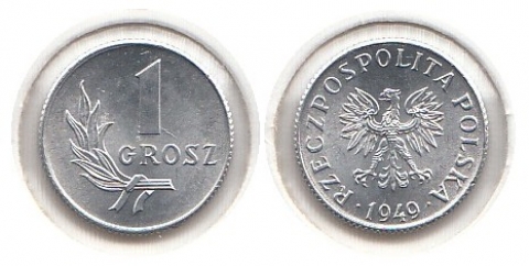1 Grosz Polen 1949