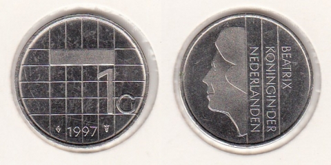 1 Gulden Niederlande 1997