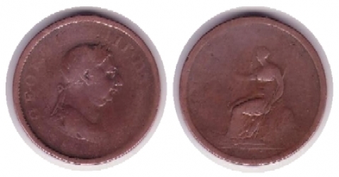 1 Penny Großbritannien 1806