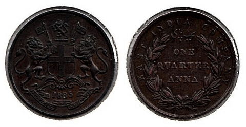 1 Quarter Britisch Indien 1835