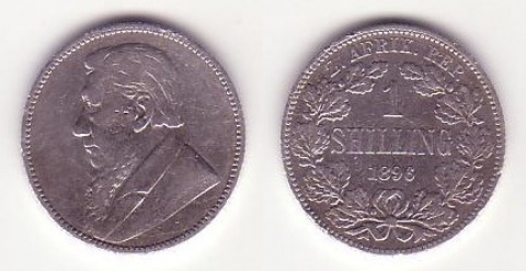 1 Schilling Südafrika 1896
