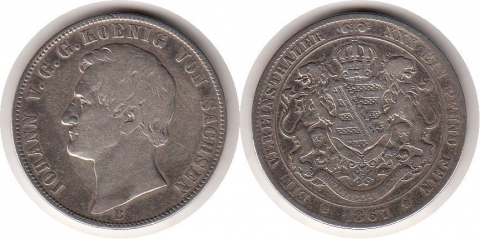 1 Vereinsthaler Sachsen