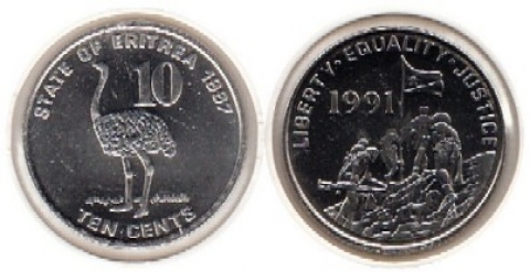10 Cents Eritrea 1997
