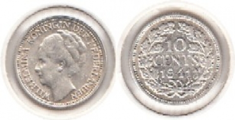 10 Cents Niederlande 1941