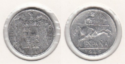 10 Cents Spanien 1945