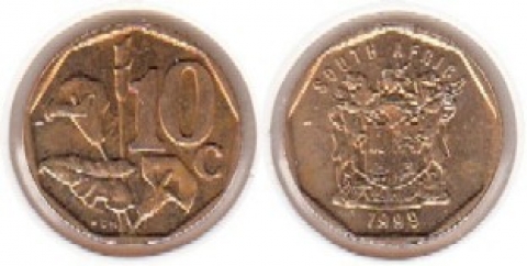 10 Cents Südafrika 1999