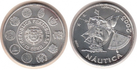 10 Euro Portugal 2003, Nautica