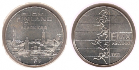 10 Markka Finnland 1971