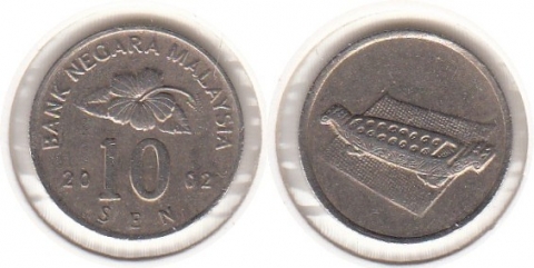 10 Sen Malaysia 2002