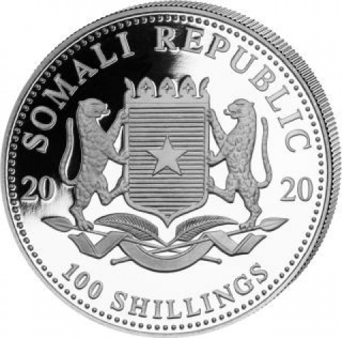 100 Schilling Somalia 2020 - Elefant/WMF