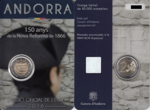 2 Euro Andorra 2016
