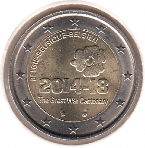 2 Euro Belgien 2014