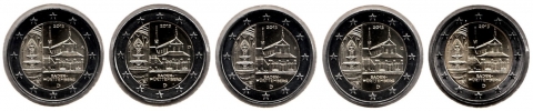 2 Euro BRD 2013, A-J