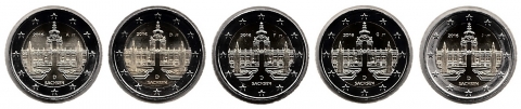 2 Euro BRD 2016, A-J