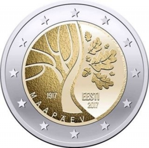 2 Euro Estland 2017