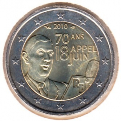 2 Euro Frankreich 2010