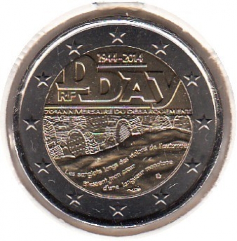 2 Euro Frankreich 2014